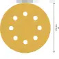 Lixa EXPERT C470 com 8 furos para lixadeiras excêntricas, 115 mm, G 320, 5 unidades 2608900800 Bosch Lixa EXPERT C470 com 8 furos para lixadeiras excêntricas, 115 mm, G 320, 5 unidades 2608900800 Bosch
