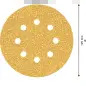 Lixa EXPERT C470 com 8 furos para lixadeiras excêntricas, 125 mm, G 40, 5 unidades 2608900803 Bosch Lixa EXPERT C470 com 8 furos para lixadeiras excêntricas, 125 mm, G 40, 5 unidades 2608900803 Bosch