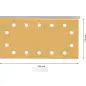Lixa EXPERT C470 com 14 furos para lixadeiras orbitais, 115 x 230 mm, G 60, 10 unidades 2608900861 Bosch