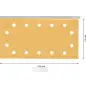 Lixa EXPERT C470 com 14 furos para lixadeiras orbitais, 115 x 230 mm, G 120, 10 unidades 2608900863 Bosch Lixa EXPERT C470 com 14 furos para lixadeiras orbitais, 115 x 230 mm, G 120, 10 unidades 2608900863 Bosch