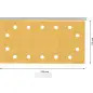 Lixa EXPERT C470 com 14 furos para lixadeiras orbitais, 115 x 230 mm, G 400, 10 unidades 2608900866 Bosch