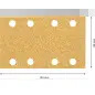 Lixa EXPERT C470 com 8 furos para lixadeiras orbitais, 80 x 133 mm, G 40, 10 unidades 2608900877 Bosch Lixa EXPERT C470 com 8 furos para lixadeiras orbitais, 80 x 133 mm, G 40, 10 unidades 2608900877 Bosch