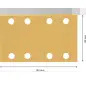 Lixa EXPERT C470 com 8 furos para lixadeiras orbitais, 80 x 133 mm, G 180, 10 unidades 2608900882 Bosch Lixa EXPERT C470 com 8 furos para lixadeiras orbitais, 80 x 133 mm, G 180, 10 unidades 2608900882 Bosch