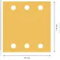 Lixa EXPERT C470 com 6 furos para lixadeiras orbitais, 115 x 107 mm, G 120, 10 unidades 2608900893 Bosch Lixa EXPERT C470 com 6 furos para lixadeiras orbitais, 115 x 107 mm, G 120, 10 unidades 2608900893 Bosch