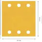 Lixa EXPERT C470 com 6 furos para lixadeiras orbitais, 115 x 107 mm, G 240, 10 unidades 2608900895 Bosch Lixa EXPERT C470 com 6 furos para lixadeiras orbitais, 115 x 107 mm, G 240, 10 unidades 2608900895 Bosch