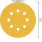 Lixa EXPERT C470 com 8 furos para lixadeiras excêntricas, 125 mm, G 240, 50 unidades 2608900914 Bosch Lixa EXPERT C470 com 8 furos para lixadeiras excêntricas, 125 mm, G 240, 50 unidades 2608900914 Bosch