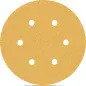 Lixa EXPERT C470 com 6 furos para lixadeiras excêntricas, 150 mm, G 60, 50 unidades 2608900918 Bosch Lixa EXPERT C470 com 6 furos para lixadeiras excêntricas, 150 mm, G 60, 50 unidades 2608900918 Bosch