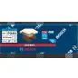 Lixa EXPERT C470 multiperfurada para lixadeiras excêntricas, 150 mm, G 240, 50 unidades 2608901143 Bosch