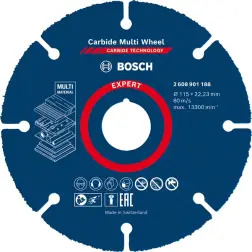 Carbide Multi Wheel NO X-LOCK Ø 115mm - 1220683403