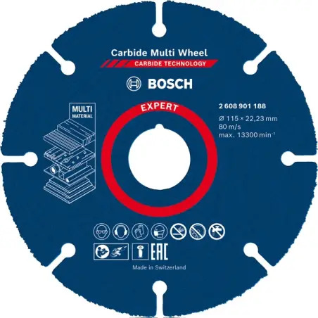 Carbide Multi Wheel NO X-LOCK Ø 115mm - 1220683403