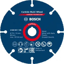 EXPERT Carbide Multi Wheel: 76 x 10mm - 1220683407