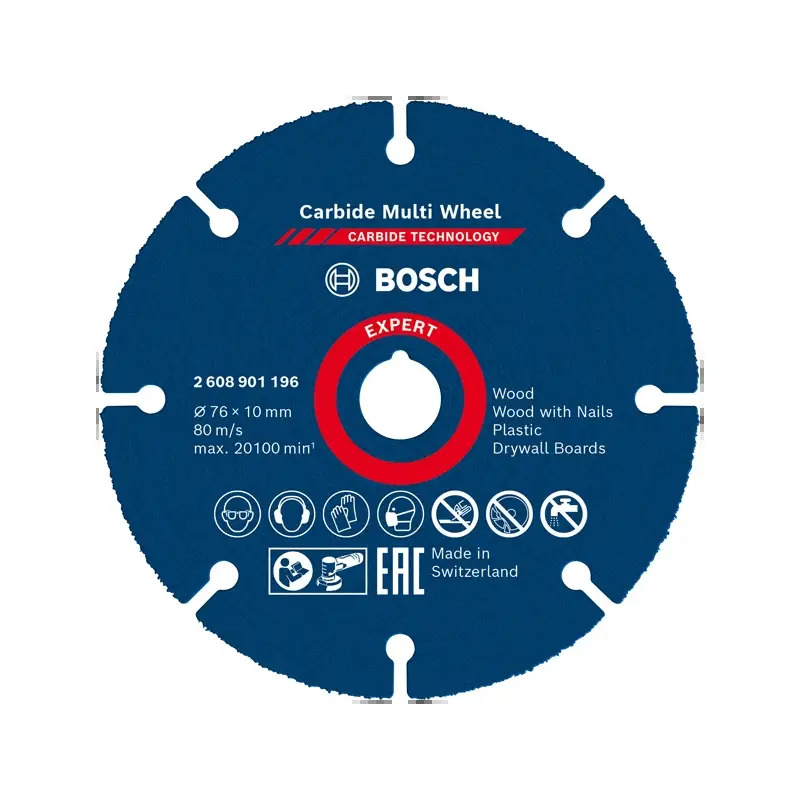 Disco abrasivo EXPERT Carbide Multi Wheel, 76 mm, 10 mm 2608901196 Bosch Disco abrasivo EXPERT Carbide Multi Wheel, 76 mm, 10 mm 2608901196 Bosch