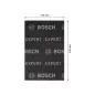 Esponja não tecido EXPERT N880 para lixar manual, 152 x 229 mm, Extra Cut S 2608901210 Bosch