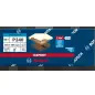 Rede de lixa EXPERT M480, 115 x 107 mm, G 240, 50 unidades 2608901630 Bosch