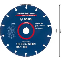 EXPERT Carbide Multi Wheel 180mm #2 - 1220683563