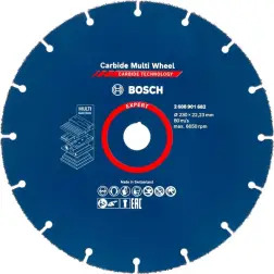 EXPERT Carbide Multi Wheel 230mm - 1220683564