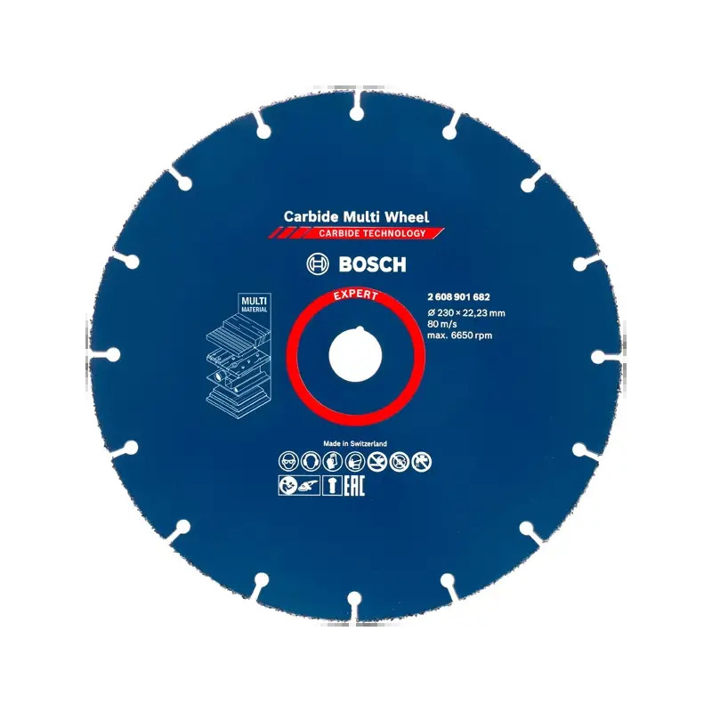 Disco abrasivo EXPERT Carbide Multi Wheel, 230 mm, 22,23 mm 2608901682 Bosch Disco abrasivo EXPERT Carbide Multi Wheel, 230 mm, 22,23 mm 2608901682 Bosch