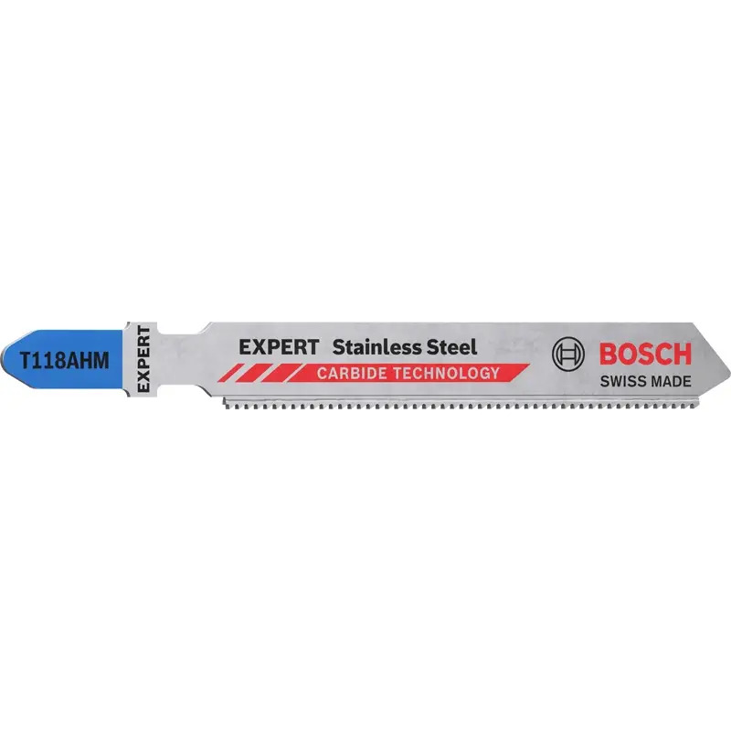 Lâmina de serra vertical EXPERT Stainless Steel T118AHM, 2 unidades 2608901709 Bosch Lâmina de serra vertical EXPERT Stainless Steel T118AHM, 2 unidades 2608901709 Bosch