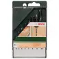 Conjunto de 8 brocas em espiral para madeira3,0 4,0 5,0 6,0 7,0 8,0 9,0 10,0 mm 2609255215 Bosch Conjunto de 8 brocas em espiral para madeira3,0 4,0 5,0 6,0 7,0 8,0 9,0 10,0 mm 2609255215 Bosch