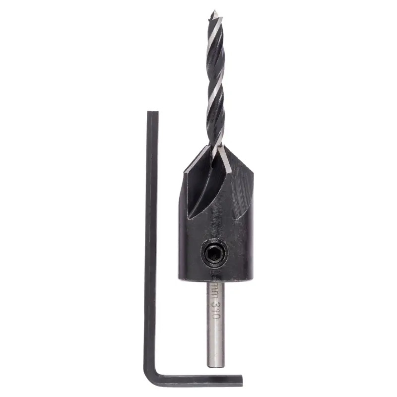 Brocas em espiral para madeira com escareadorD 4,0 mm C 70 mm 2609255217 Bosch Brocas em espiral para madeira com escareadorD 4,0 mm C 70 mm 2609255217 Bosch