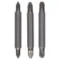 Conjunto de 3 pontas de aparafusar duplas PZ, PZ 2609255962 Bosch Conjunto de 3 pontas de aparafusar duplas PZ, PZ 2609255962 Bosch