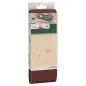 Conjunto de 3 cintas de lixa para lixadeira de rolos, qualidade vermelhaG 80 2609256206 Bosch Conjunto de 3 cintas de lixa para lixadeira de rolos, qualidade vermelhaG 80 2609256206 Bosch