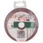Conjunto de 5 discos de lixa em fibra para rebarbadora, corindoD 125 mm K 36 5 unid. 2609256250 Bosch