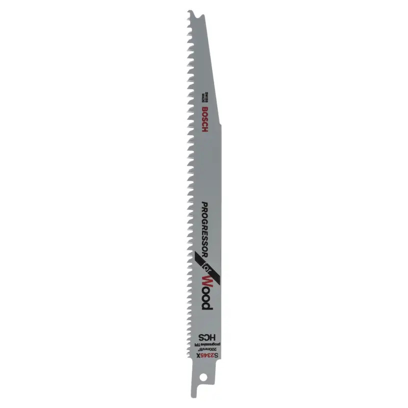 Lâmina de serra sabre HCS, S 2345 XProgressor for Wood 2609256704 Bosch Lâmina de serra sabre HCS, S 2345 XProgressor for Wood 2609256704 Bosch