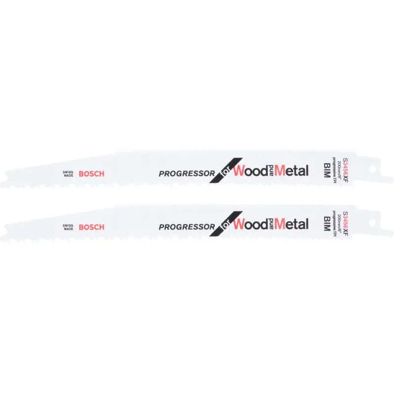Lâmina de serra vertical em bimetal, S 3456 XFProgressor for Wood and Metal 2609256714 Bosch Lâmina de serra vertical em bimetal, S 3456 XFProgressor for Wood and Metal 2609256714 Bosch
