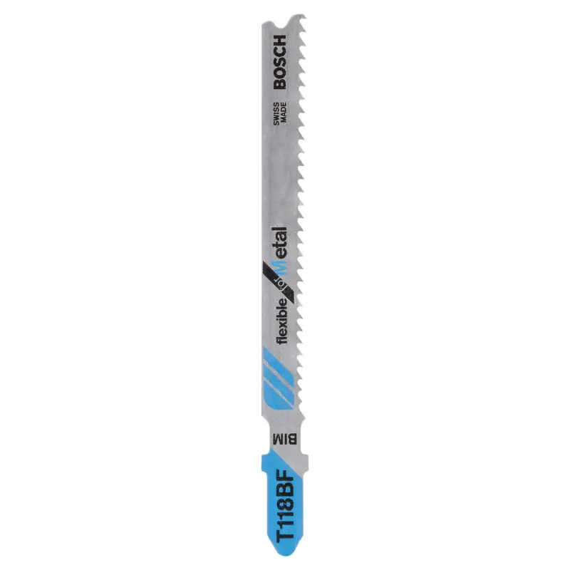 Lâmina de serra vertical em bimetal, T 118 BFFlexible for Metal 2609256734 Bosch Lâmina de serra vertical em bimetal, T 118 BFFlexible for Metal 2609256734 Bosch