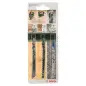 Conjunto de 3 lâminas de serra vertical com encabadouro em TT 111 C T 244 D T 118 B 2609256741 Bosch Conjunto de 3 lâminas de serra vertical com encabadouro em TT 111 C T 244 D T 118 B 2609256741 Bosch