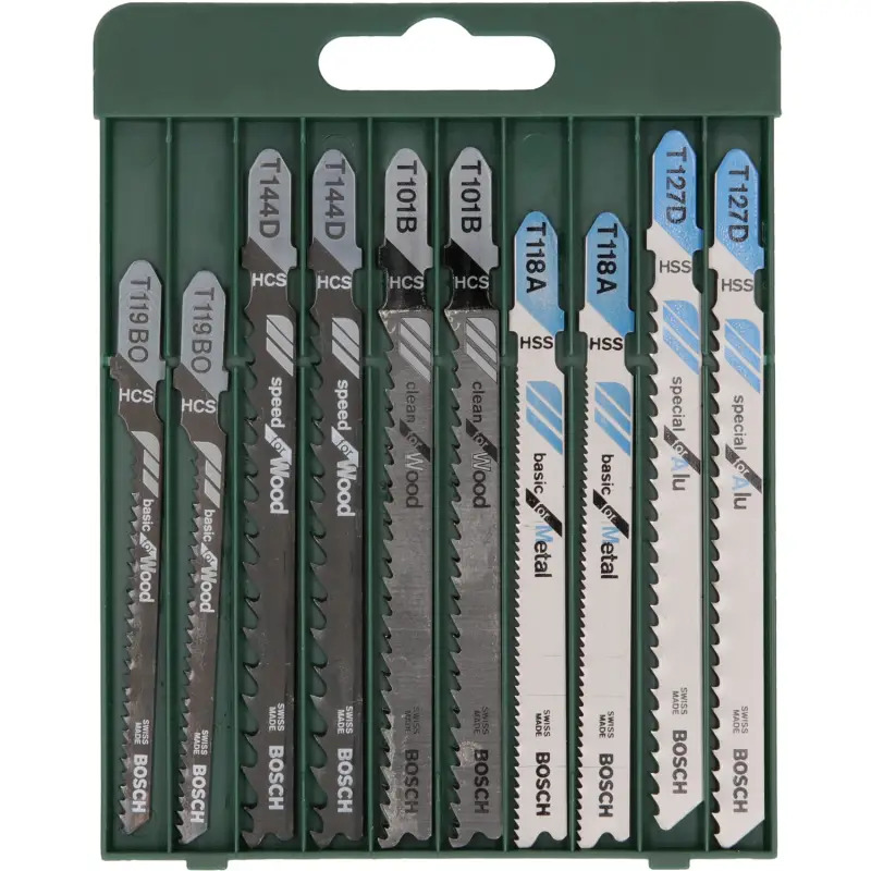 Conjunto lâminas de serra vertical 10 peças 2609256746 Bosch