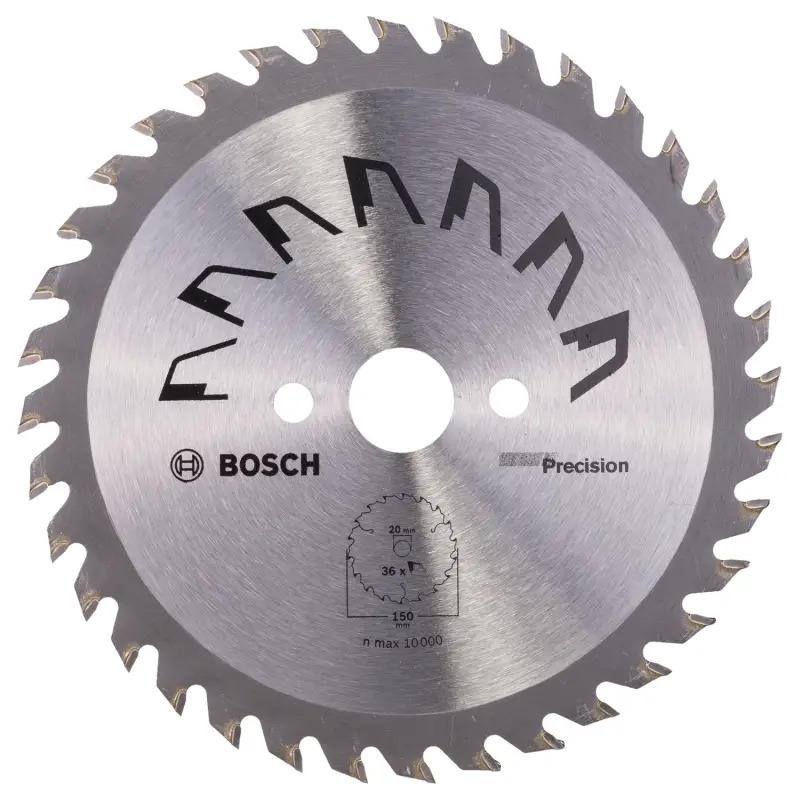 Disco de serra circular PRECISIOND 150 mm orifício 20 mm de 36 2609256853 Bosch Disco de serra circular PRECISIOND 150 mm orifício 20 mm de 36 2609256853 Bosch