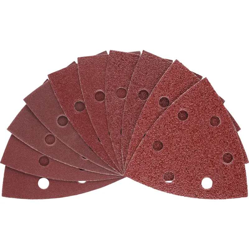 Conjunto de folhas de lixa, 10 unidades . Para madeira e metal 2609256957 Bosch