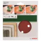 Conjunto de 5 folhas de lixa para lixadeira excêntricaG 80 2609256A31 Bosch Conjunto de 5 folhas de lixa para lixadeira excêntricaG 80 2609256A31 Bosch