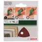 Conjunto de 5 folhas de lixa para lixadeira DeltaG 40 2609256A48 Bosch Conjunto de 5 folhas de lixa para lixadeira DeltaG 40 2609256A48 Bosch