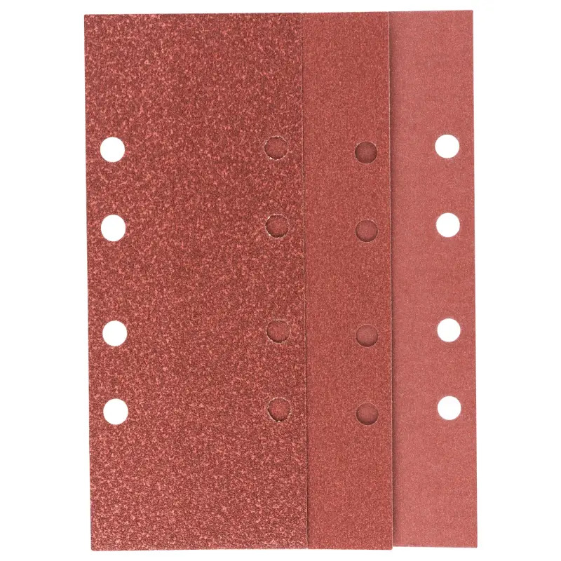 Conjunto de 10 folhas de lixa para lixadeira vibratóriaG 60, 120, 180 2609256B00 Bosch Conjunto de 10 folhas de lixa para lixadeira vibratóriaG 60, 120, 180 2609256B00 Bosch