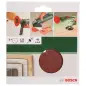 Conjunto de 5 folhas de lixa para berbequinsD 125 mm G 40, 5 unid. 2609256B48 Bosch