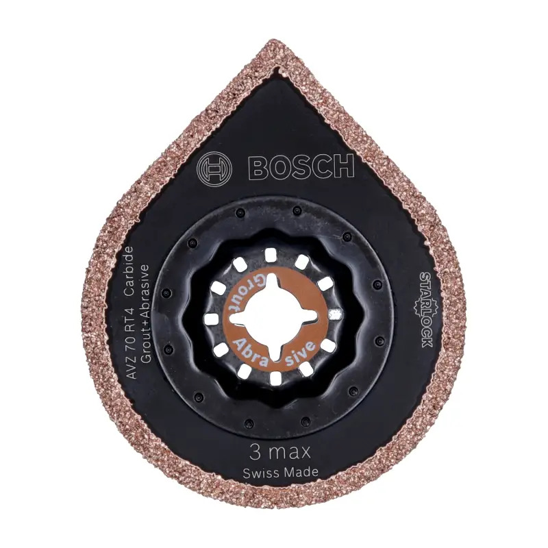 Removedor de argamassa Starlock Carbide-RIFF AVZ 70 RT4, 3 max70 mm 2609256C51 Bosch Removedor de argamassa Starlock Carbide-RIFF AVZ 70 RT4, 3 max70 mm 2609256C51 Bosch