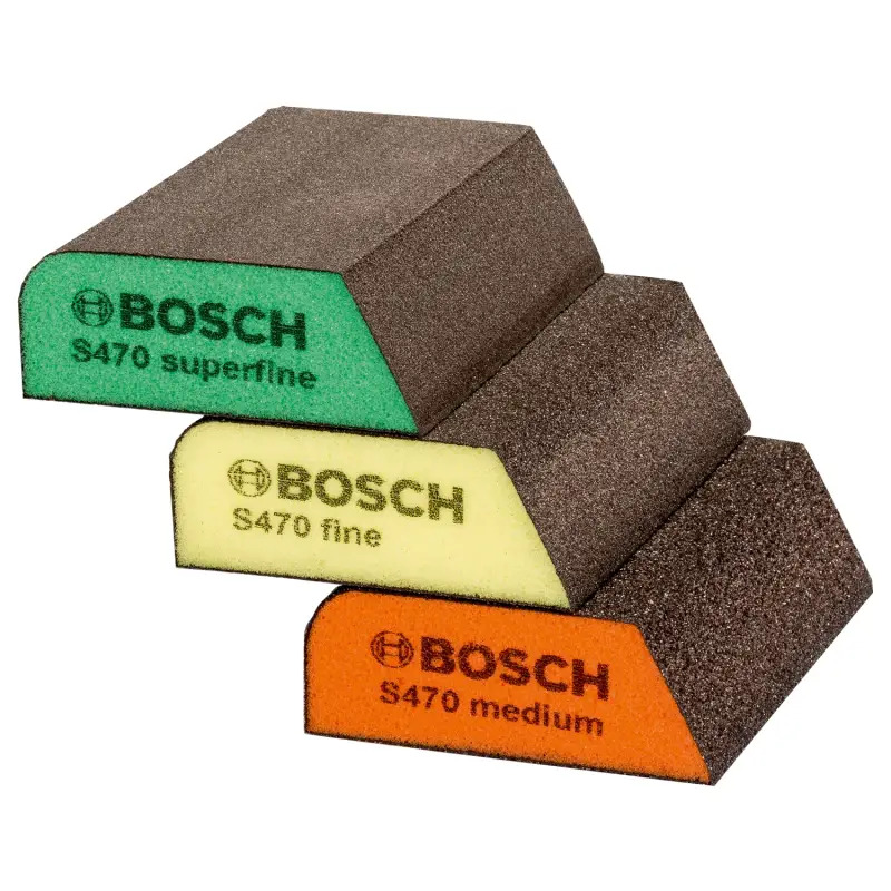 Set 3 tacos combi de lixado cores DIY