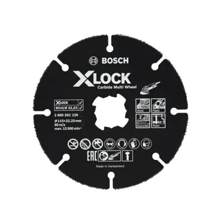 Carbide MultiWheel 115 X-LOCK:EC - 1220684008