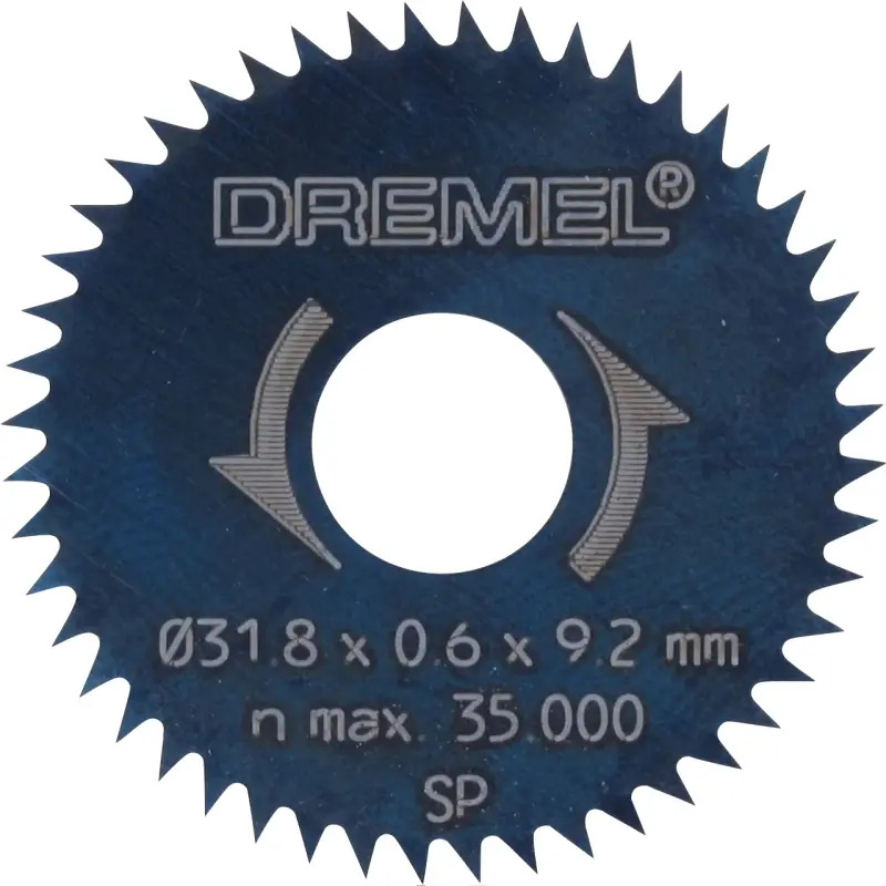 Lâmina para cortes transversais/longitudinais de 31,8 mm 26150546JB Dremel Lâmina para cortes transversais/longitudinais de 31,8 mm 26150546JB Dremel