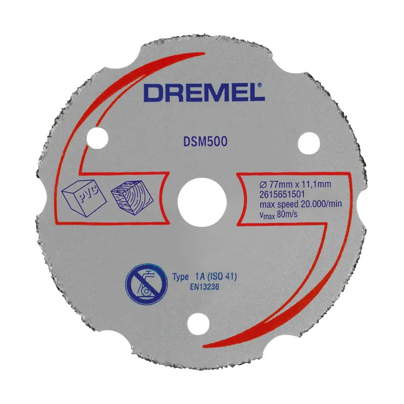 Disco de corte multifunções DREMEL® DSM20 2615S500JB Dremel Disco de corte multifunções DREMEL® DSM20 2615S500JB Dremel