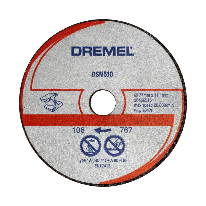 Disco de corte para plástico e metal DREMEL® DSM20 2615S510JB Dremel