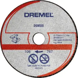 Disco de corte metal Ø 77 mm DSM20 - 1220010268