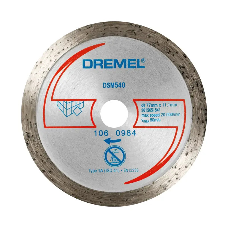 Disco de corte de diamante para azulejo DREMEL® DSM20 2615S540JB Dremel Disco de corte de diamante para azulejo DREMEL® DSM20 2615S540JB Dremel