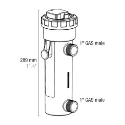 Esterilizador/clarificador Uv-c 7w Sicce #1 - 1040100496
