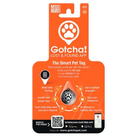 Gotcha! Pet Tag - Identificador/localizador Pet Max&Molly - 1040081135