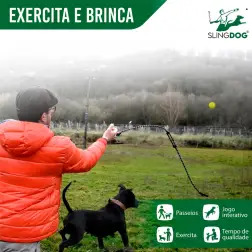 Slingdog - Trela C/ Lançador E Bola 2 Em 1 Diversas #1 - 1040061573