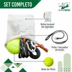Slingdog - Trela C/ Lançador E Bola 2 Em 1 Diversas #2 - 1040061573